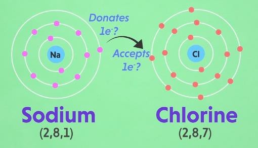 Formation of sodium chloride