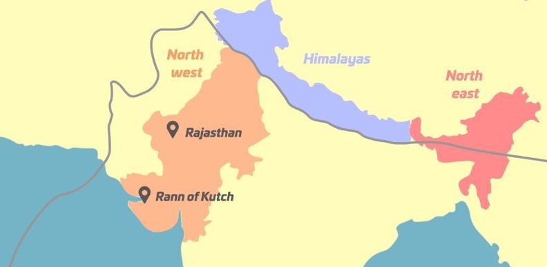 Seismic zones in India